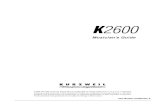 Kurzweil K2600 MusiciansGuide