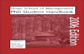 2006 Sloan Phd Handbook