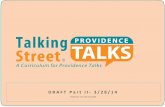 Providence Talks Curriculum Part II