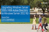 7Nov14.30_Upgrading Windows Server 2003-2008 Active Directory to Windows Server 2012 R2