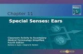 chapter 11  special senses: ears
