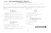 1998 Chemistry SAT Subject Test