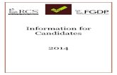 Information for Candidates 2014
