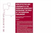 How Effective and Legitimate is the European Semester- Increasing Role of the European Parliament (English)