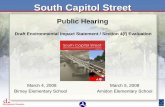 South Capitol Street DEIS Public Hearing Presentation - March 2008