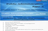 PUB AD (2 B) - Chapter- 2- Classical Theory and Dynamic Administration, (1)