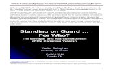 Callaghan, W. (2014) "Standing on Guard - For Who?" (CASCA 2014 presentation)