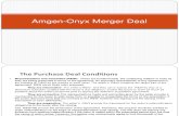 Amgen-Onyx Merger Deal PPT