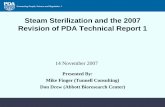 Steam Sterilization and the 2007 Revision of PDA Technical Report 1