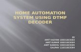 Home Automation System Using Dtmf Decoder