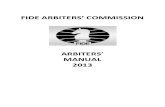 FIDE Arbiters Manual 2013