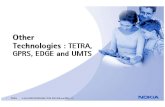 Explain m13 - 1 Other Technologies Tetra Gprs Edge Umts