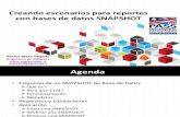 Creando Escenarios Para Reportes Con Bases de Datos SNAPSHOT - SQL PASS Chile