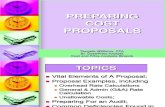 Preparing Cost Proposals