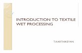 Introduction to Wet Processing