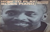 Blues - Sheetmusic - How to Play Blues Piano - Junior Mance 1967