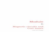 Module 6 Magnetic Circuits and Core Losses