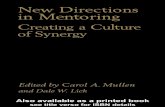 Mullen - New Directions in Mentoring. Creating a Culture of Synergy - Libro 288 p