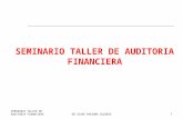 Clase de Introduccin Sdeminario Taller de Auditoria Financiera