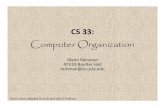 Computer Organization 33
