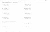 Math IV - Composite Function; Inverse of a Function