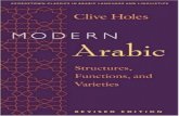 17 Modern Arabic Structures, Functions, And Varieties