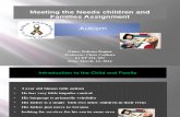 Meeting the needs of Children & Families