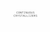 Continuous Crystallizers