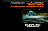 Hastelloy and Hayes Pipe and Tubular Products