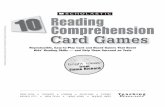 10 Reading Comprehension Card Games G3-5