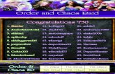 Order and Chaos T30