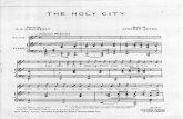 Adams Stephen the HOLY CITY Piano-Voice 9 Pages