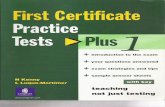 FCE - Practice Tests Plus 1