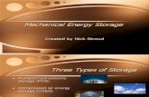 Mechanical Energy Storage