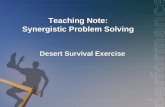 Synergistic Problem Solving