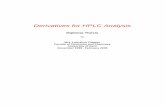 HPCL Derivatization Literature