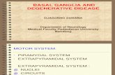 Basal Ganglia & Degenerative Disorders