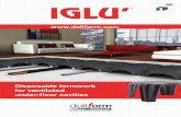 Iglu'® - Disposable formwork for ventilated under-floor cavities