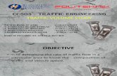 CC503 – TRAFFIC ENGINEERING (TRAFIC VOLUME STUDY)