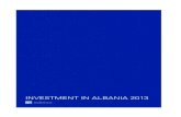 Investment in Albania - 2013