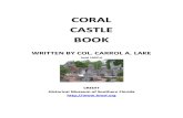 Coral Castle Book - Carrol a. Lake