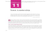 Chapter 11 Team Leadership