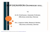 Deep Excavation - Diaphragm Wall - Dr.M.muttharam