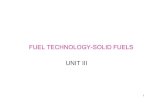 Fuel Technology Solid Fuels