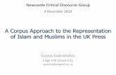 A corpus approach to the representation of Islam and Muslims in the UK press
