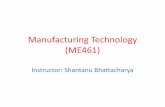 Manufacturing Technology (ME461) Lecture5