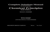 Complete Solutions Manual to Accompany Chemical Principles Sixth Edition