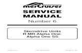 Mercruiser Service Manual 6 Outdrives R/MR/Alpha One/Alpha SS
