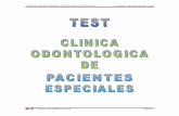 27820462 Test Clinica Odontologica de Pacientes Especiales