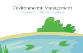Environmental Management - Chapter 2 - The Hydrosphere